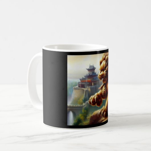Mug Lion Foo Chinois (12) (Devant gauche)