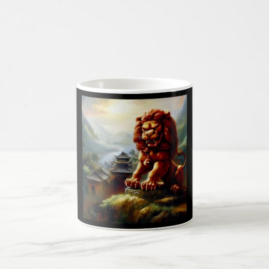 Mug Lion Foo Chinois (18) (Centre)