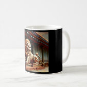 Mug Lion Foo Chinois (2) (Devant droit)