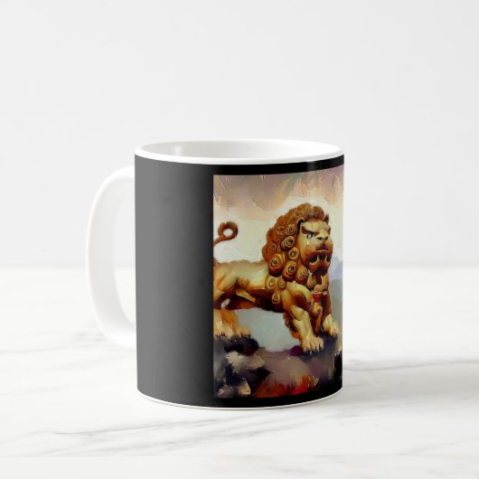 Mug Lion Foo Chinois (20) (Devant gauche)