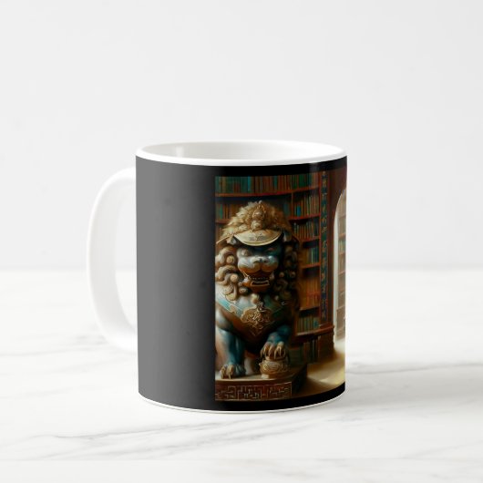 Mug Lion Foo Chinois (21) (Devant gauche)