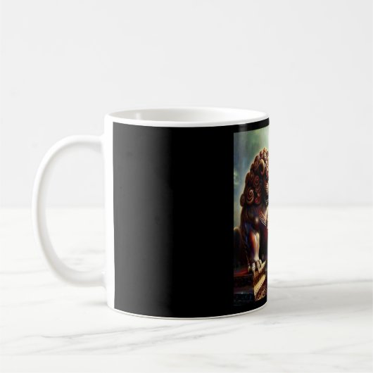Mug Lion Foo Chinois (22) (Gauche)