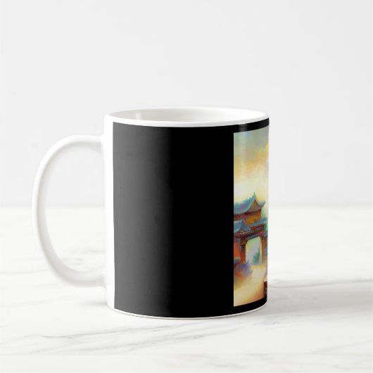 Mug Lion Foo Chinois (24) (Gauche)