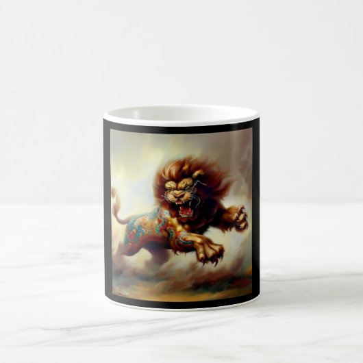 Mug Lion Foo Chinois (26) (Centre)