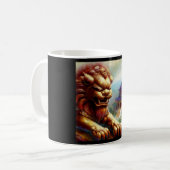 Mug Lion Foo Chinois (27) (Devant gauche)