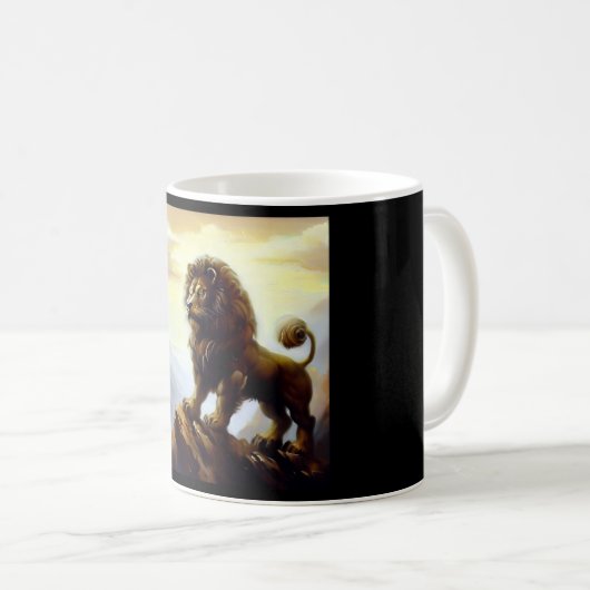 Mug Lion Foo Chinois (28) (Devant droit)