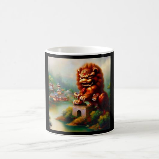 Mug Lion Foo Chinois (32) (Centre)