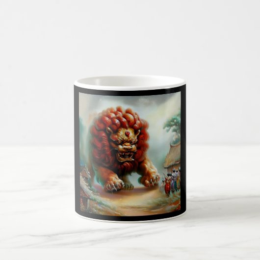 Mug Lion Foo Chinois (34) (Centre)