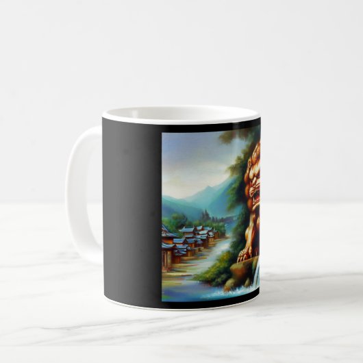 Mug Lion Foo Chinois (36) (Devant gauche)