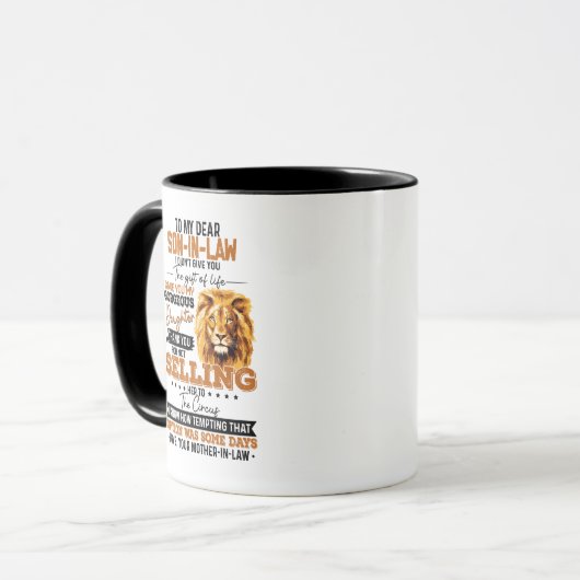 Mug Lion gendre (Devant gauche)