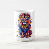 Mug Lion géométrique coloré (Centre)
