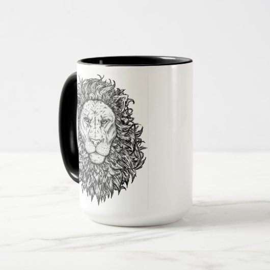 Mug Lion givre (Devant gauche)