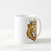 Mug Lion King Tête jaune Luxe (Devant droit)