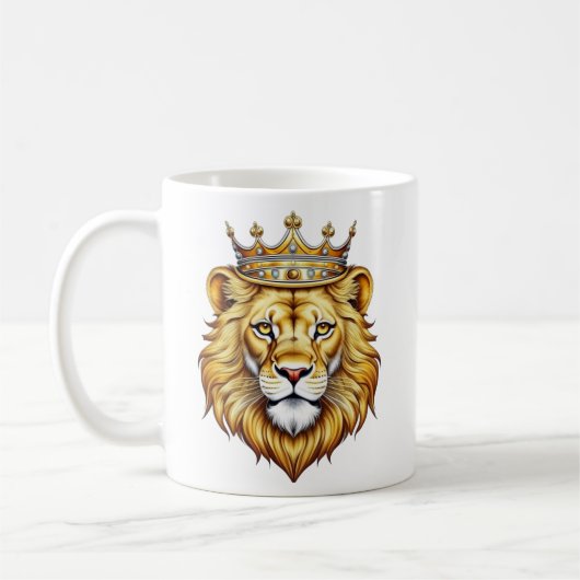 Mug Lion King Tête jaune Luxe (Gauche)