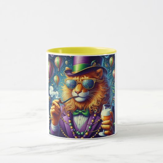 Mug Lion/Louisiana Mardi Gras (Centre)