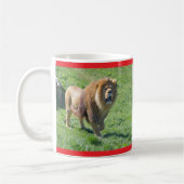 Mug Lion marchant sur l'herbe (Gauche)