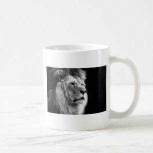 Mug Lion noir blanc