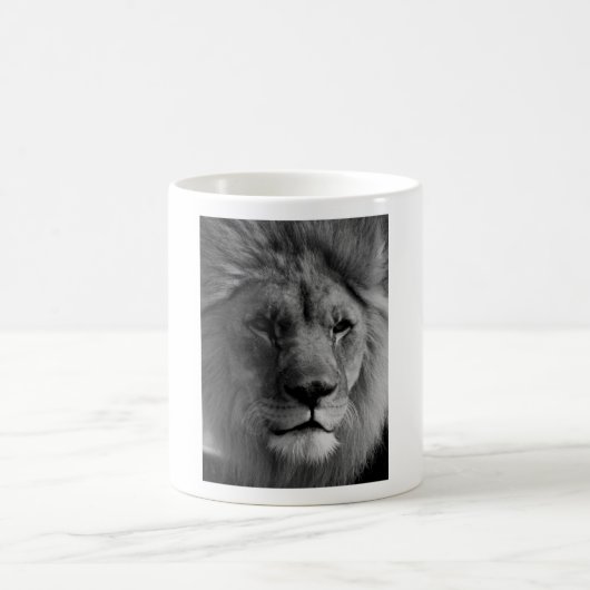 Mug Lion noir et blanc (Centre)