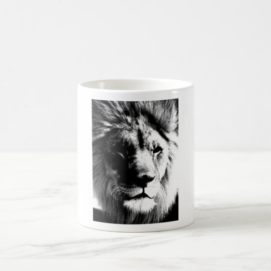 Mug Lion noir et blanc (Centre)