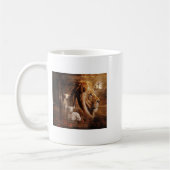 Mug Lion Of Judah Lamb God Cross Jesus Light God  (Gauche)