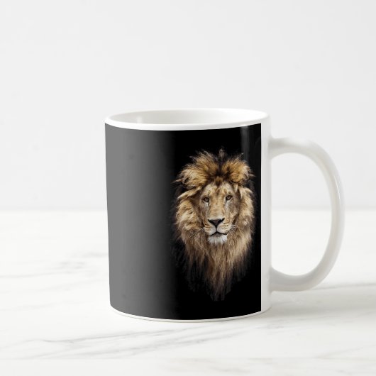 Mug Lion Principal Animal Face Big Cat (Droite)