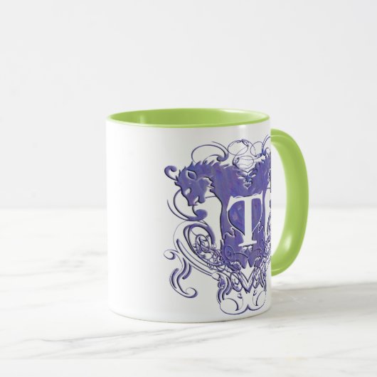 Mug Lion Rampant Renaissance Mariage (Devant droit)