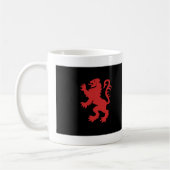 Mug Lion rouge et noir rampant (Gauche)