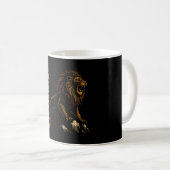 Mug Lion rugissant indompté (Devant droit)