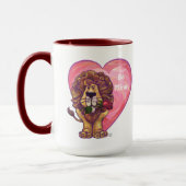 Mug Lion Saint Valentin (Gauche)