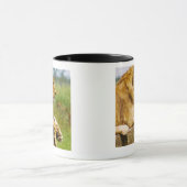 Mug Lion se trouvant sur une roche (Centre)
