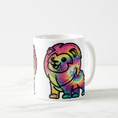 Mug Lion Tie-Dye (Devant droit)