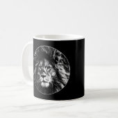 Mug Lion Visage Animaux Le King Pop Art Modèle (Devant gauche)