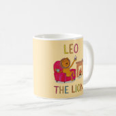 Mug Lion zodiaque Lion mignon lion (Devant droit)