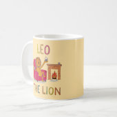 Mug Lion zodiaque Lion mignon lion (Devant gauche)