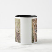 Mug Lionne avec son petit (Centre)