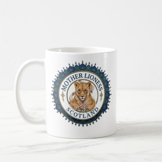 Mug Lionne Mère. Écosse (Gauche)