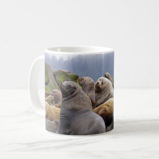 Mug Lions de mer Steller - Muqueuses (Devant gauche)