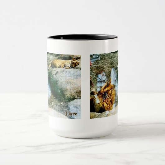 Mug Lions et réflexions (Centre)