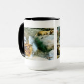 Mug Lions et réflexions (Devant gauche)