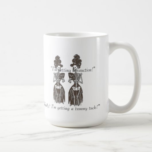 Mug Liposuccion : La peau et les os parlent des séries (Droite)
