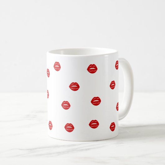 Mug Lips fête de Bachelorette (Devant droit)