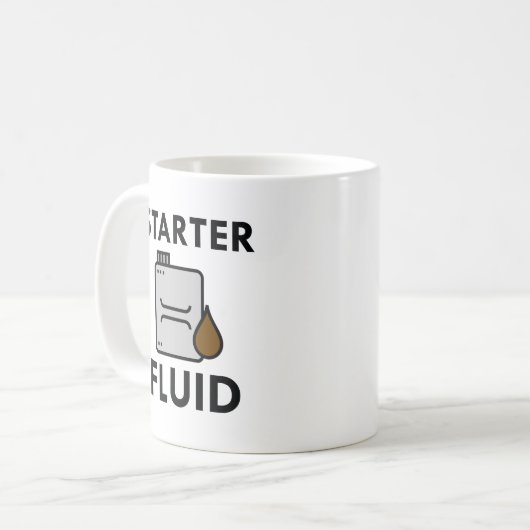 Mug Liquide de démarrage (Devant gauche)