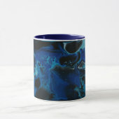 Mug Liquide psychédélique bleu foncé (Centre)