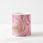 Mug Liquide rose avec stries dorées (Centre)