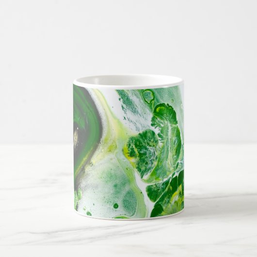 Mug Liquide vert et blanc (Centre)