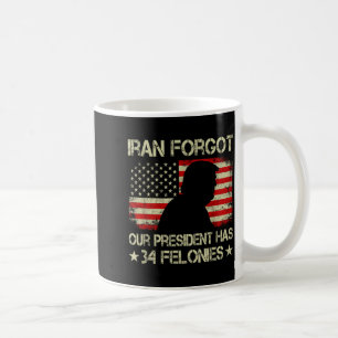 Mug L'Iran a oublié que le président a 34 crimes et dé