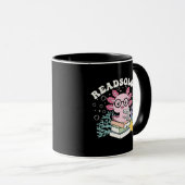 Mug Lire Axolotl Mignon Café Pun Drôle (Devant droit)