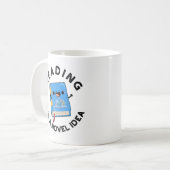 Mug Lire C'est une idée novatrice amusant jeu de livre (Devant gauche)