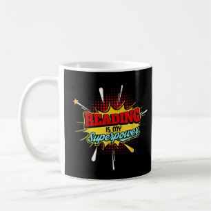 Mug Lire Est Ma Chemise De Superpuissance, T-Shirt De 