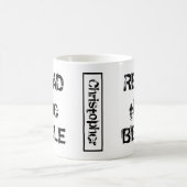 Mug Lire la Bible Blanc et Noir (Centre)
